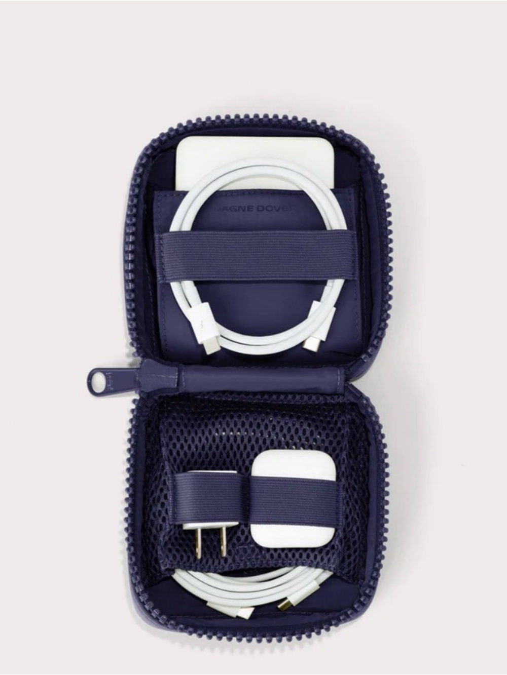 DAGNE DOVER NAVY BLUE SMALL TECH ORGANIZER